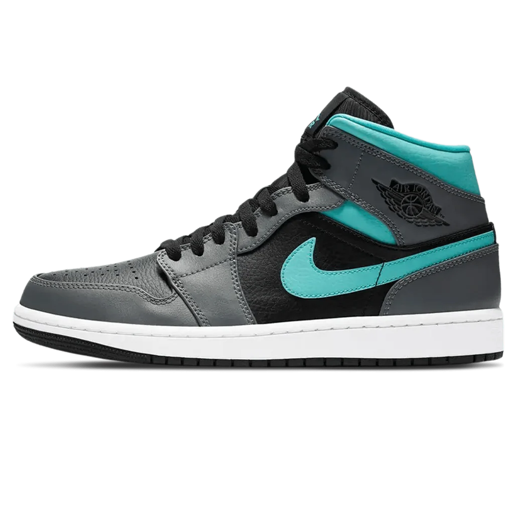 Air Jordan 1 Mid Grey Aqua